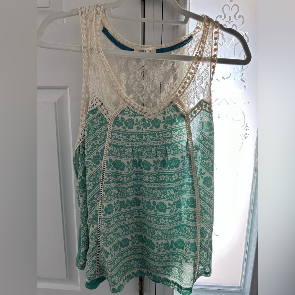 Turquoise Tank top